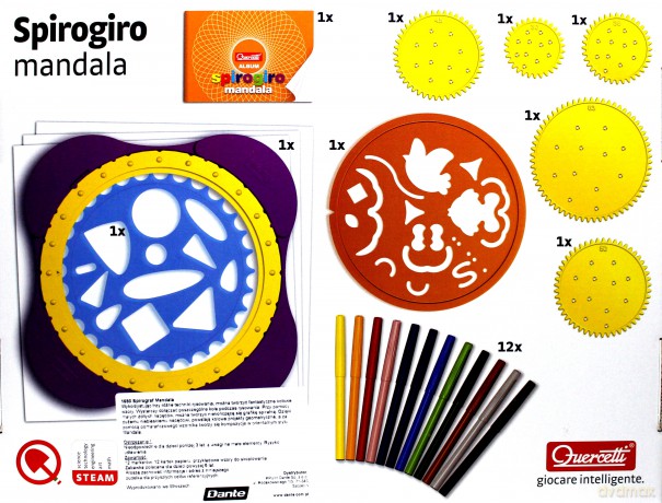 QUERCETTI Spirograf Mandala [ZABAWKA]