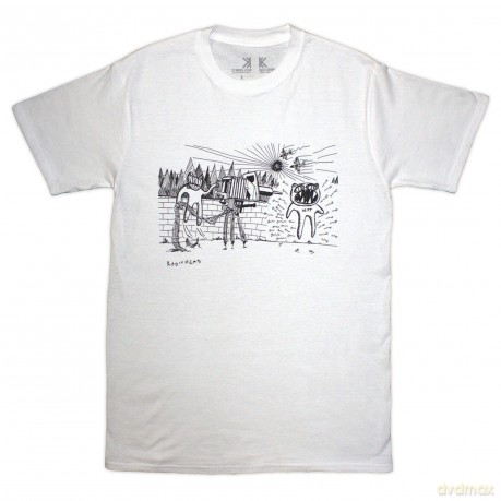 Radiohead: Unisex Organic T-Shirt: Despot (White) (Large)