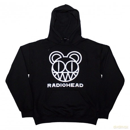 Radiohead: Unisex Pullover Hoodie: Bearhead (Black) (Large)