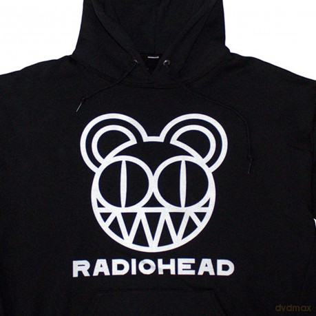 Radiohead: Unisex Pullover Hoodie: Bearhead (Black) (Large)