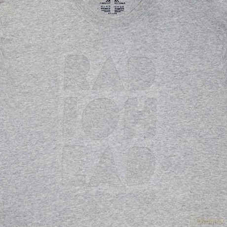 Radiohead: Unisex T-Shirt: Note Pad (Grey) (Cut-Out) (Large)