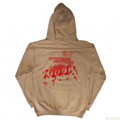 Rage Against The Machine: Unisex Pullover Hoodie: Nuns (Sand) (Back Print) (X-Large)