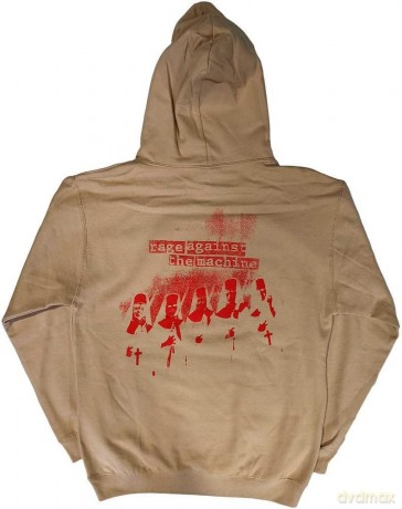 Rage Against The Machine: Unisex Pullover Hoodie: Nuns (Sand) (Back Print) (XX-Large)
