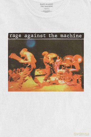 Rage Against The Machine: Unisex T-Shirt: Anger Is A Gift (White) (Back Print) (XX-Large)