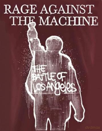 Rage Against The Machine: Unisex T-Shirt: BOLA Album Cover (Maroon Red) (Back Print) (X-Large)