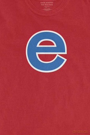 Rage Against The Machine: Unisex T-Shirt: Big E (Red) (Back Print) (Medium)