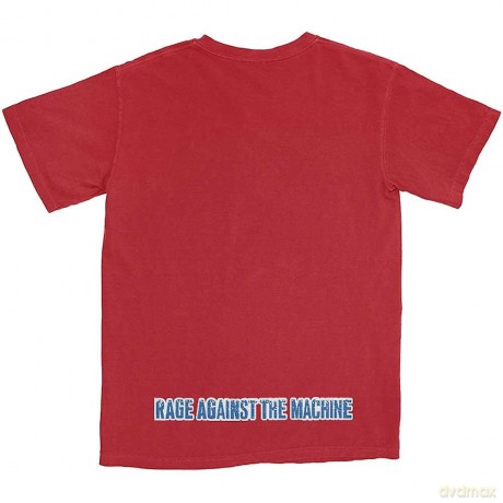 Rage Against The Machine: Unisex T-Shirt: Big E (Red) (Back Print) (XXX-Large)