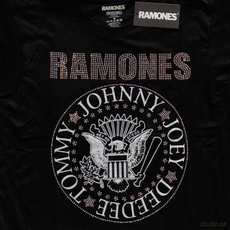 Ramones: Kids T-Shirt: Presidential Seal (Black) (Embellished) (5-6 Years)