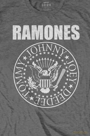 Ramones: Kids T-Shirt: Presidential Seal (Charcoal Grey) (5-6 Years)