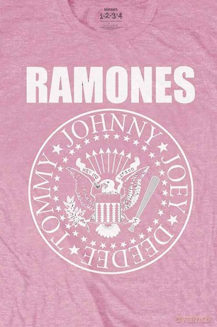 Ramones: Kids T-Shirt: Presidential Seal (Pink) (13-14 Years)