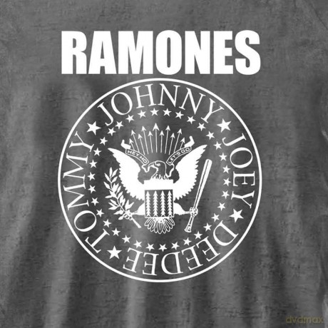 Ramones: Ladies Burnout T-Shirt: Presidential Seal (Charcoal Grey) (XX-Large)