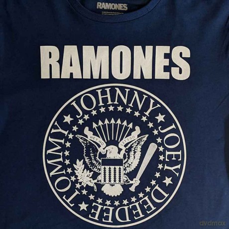 Ramones: Ladies Crop Top: Presidential Seal (Denim Blue) (X-Large)