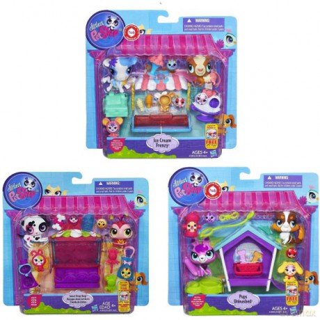 HASBRO Littles Pet Shop Zestaw Przygody z Przyjaciółmi [ZABAWKA]