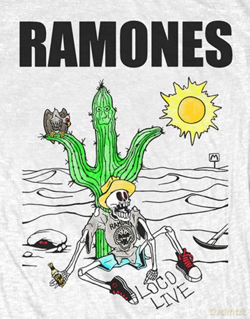 Ramones: Ladies Tee: Loco Live (Small)