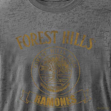 Ramones: Men's Fashion Tee: Forest Hills (Burn Out) (Medium)