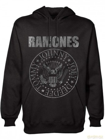 Ramones: Men's Pullover Hoodie: Presidential Seal (Large)