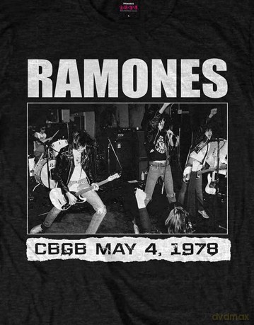 Ramones: Men's Tee: CBGB 1978 (Large)