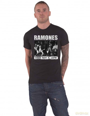 Ramones: Men's Tee: CBGB 1978 (Medium)