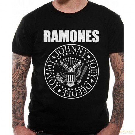 Ramones: Men's Tee: Seal (Small)