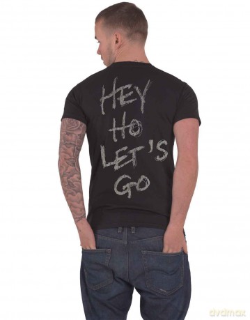 Ramones: Men's Tee: Seal Hey Ho (Back Print) (Large)