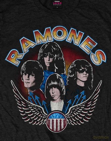 Ramones: Men's Tee: Vintage Wings Photo (Medium)