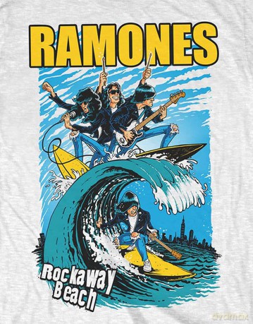 Ramones: Men's Vest Tee: Rockaway Beach (Medium)