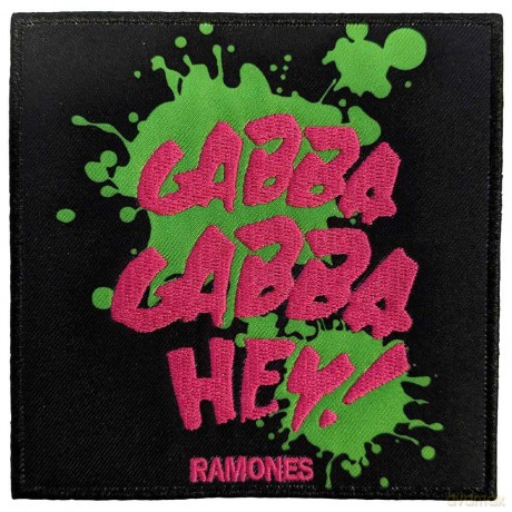 Ramones: Standard Patch: Gabba Gabba, Hey
