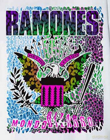 Ramones: Unisex T-Shirt: Animal Skin (White) (XX-Large)