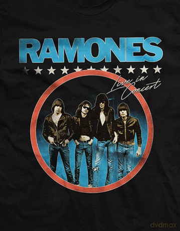 Ramones: Unisex T-Shirt: Circle Photo (Black) (Small)