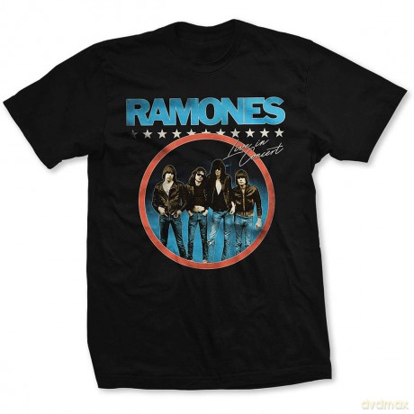 Ramones: Unisex T-Shirt: Circle Photo (Black) (X-Large)
