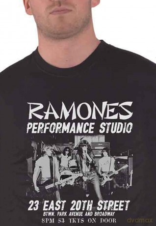 Ramones: Unisex T-Shirt: East Village (Black) (XX-Large)