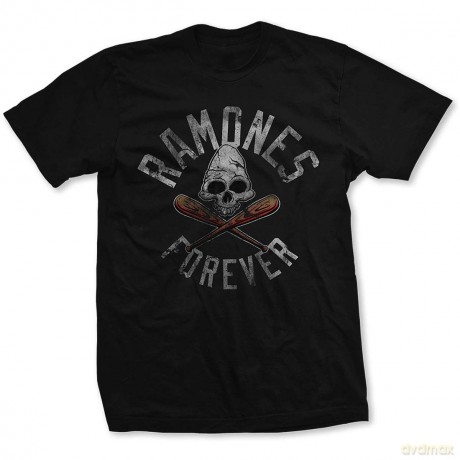 Ramones: Unisex T-Shirt: Forever (Black) (Large)