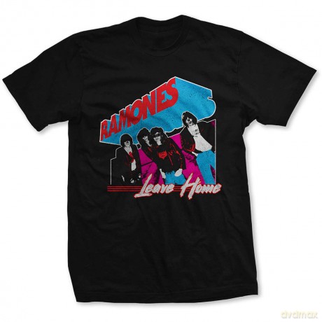 Ramones: Unisex T-Shirt: Leave Home (Black) (Medium)