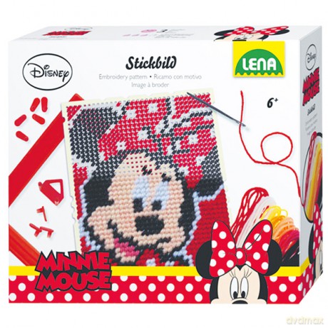 LENA Wyszywanka Myszka Minnie 2 [ZABAWKA]