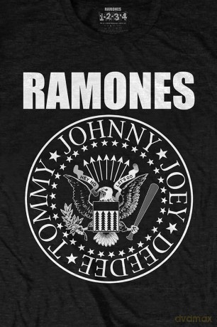 Ramones: Unisex T-Shirt: Presidential Seal (Black) (XXXXX-Large)