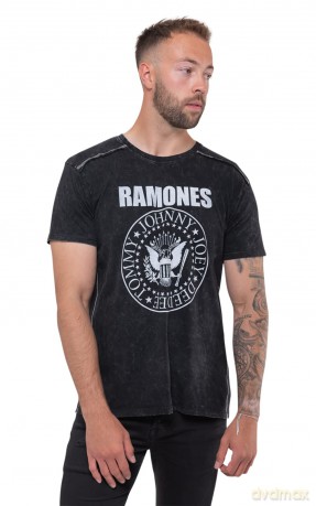 Ramones: Unisex T-Shirt: Presidential Seal 1 (Black) (Wash Collection) (XX-Large)