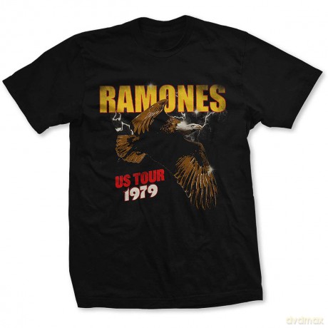 Ramones: Unisex T-Shirt: Tour 1979 (Black) (Large)