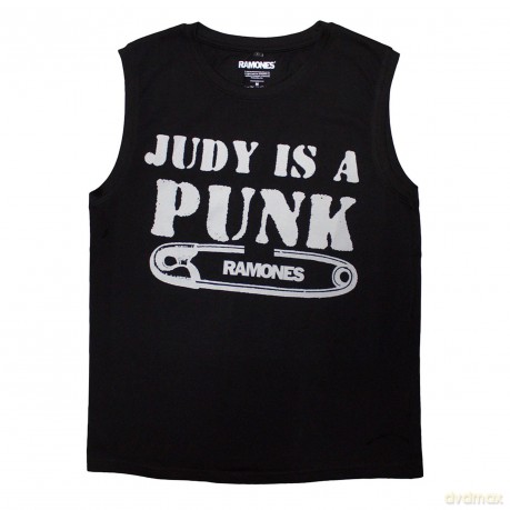 Ramones: Unisex Tank T-Shirt: Judy (Black) (X-Large)