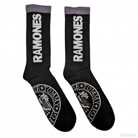 Ramones: Unisex Terry Socks: Presidential Seal (Black) (UK Size 7 - 11)