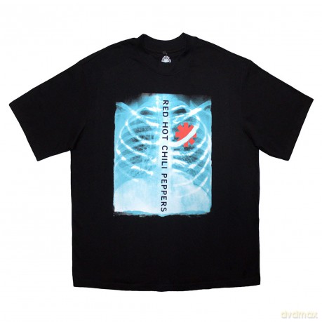 Red Hot Chili Peppers: Unisex Oversized Boxy T-Shirt: X-Ray (Black) (Large)
