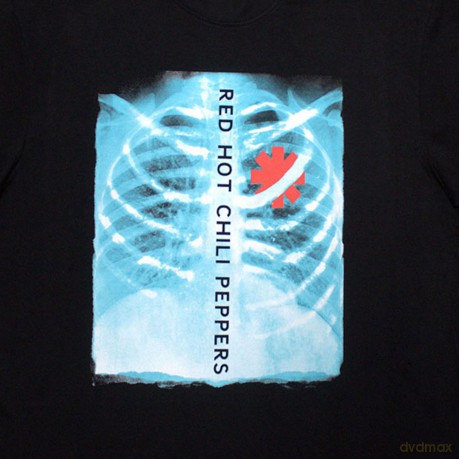 Red Hot Chili Peppers: Unisex Oversized Boxy T-Shirt: X-Ray (Black) (Medium)