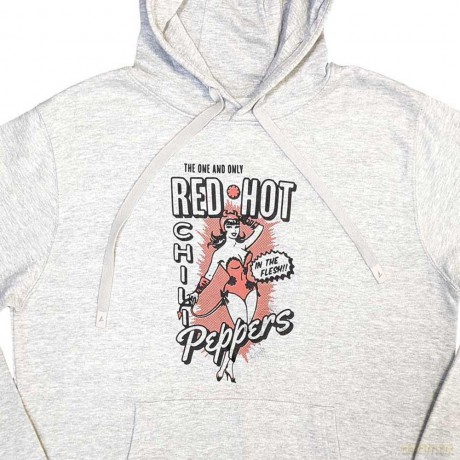 Red Hot Chili Peppers: Unisex Pullover Hoodie: In The Flesh (Grey) (XX-Large)
