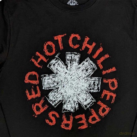 Red Hot Chili Peppers: Unisex Sweatshirt: Scribble Asterisk (Black) (Medium)