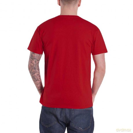 Red Hot Chili Peppers: Unisex T-Shirt: Classic Asterisk (Red) (Medium)