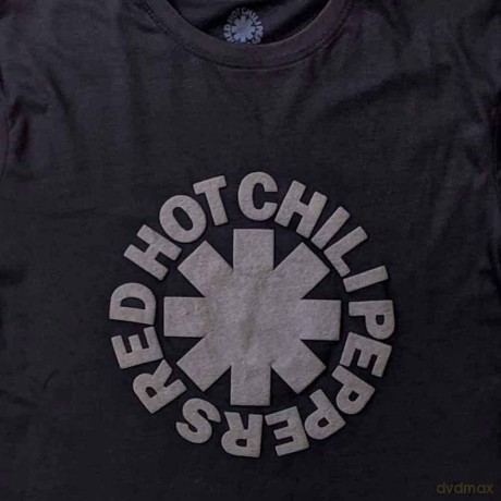 Red Hot Chili Peppers: Unisex T-Shirt: Classic Asterisk Logo (Black) (Hi-Build) (Medium)