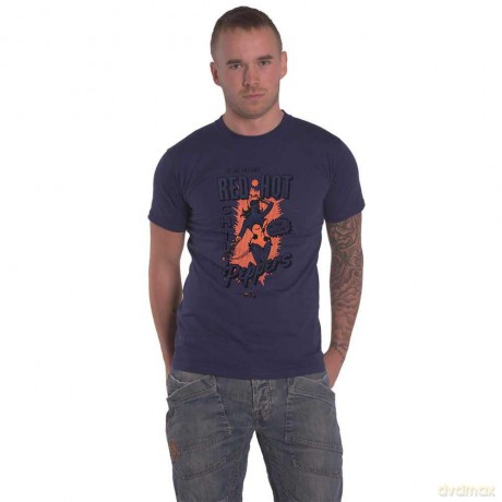 Red Hot Chili Peppers: Unisex T-Shirt: In The Flesh (Navy Blue) (XX-Large)