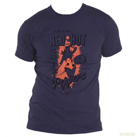 Red Hot Chili Peppers: Unisex T-Shirt: In The Flesh (Navy Blue) (XX-Large)