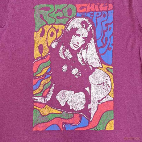 Red Hot Chili Peppers: Unisex T-Shirt: Kneeling Girl (Pink) (X-Large)