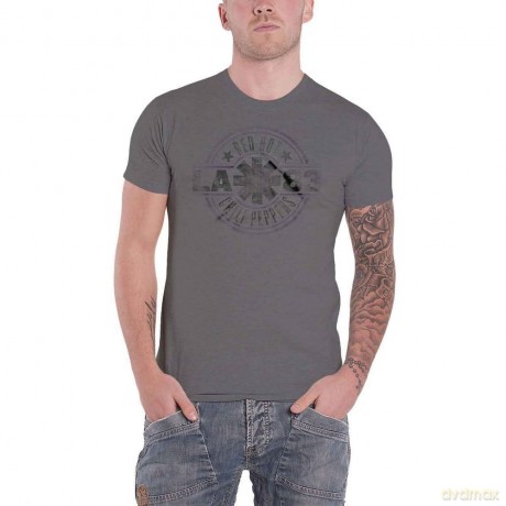 Red Hot Chili Peppers: Unisex T-Shirt: LA 83 (Heather Grey) (Small)