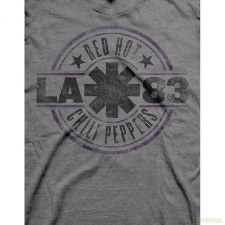 Red Hot Chili Peppers: Unisex T-Shirt: LA 83 (Heather Grey) (Small)